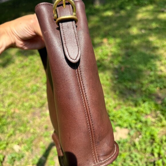 Vintage Coach Equestrian Slim Bucket Bag 9806 Mahogany - Picture 5 of 14